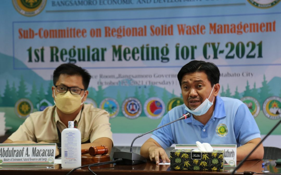 BARMM’s sub-committee on solid waste management forms technical working group